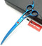 Elfirly 7.0in Professional Pet Grooming Scissors Set,Straight & Thinning & Curved Scissors 4pcs Set for Dog Grooming