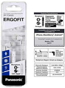 Panasonic ErgoFit In-Ear Earbud Headphones RP-HJE120-KA (Matte Black) Dynamic Crystal-Clear Sound, Ergonomic Comfort-Fit