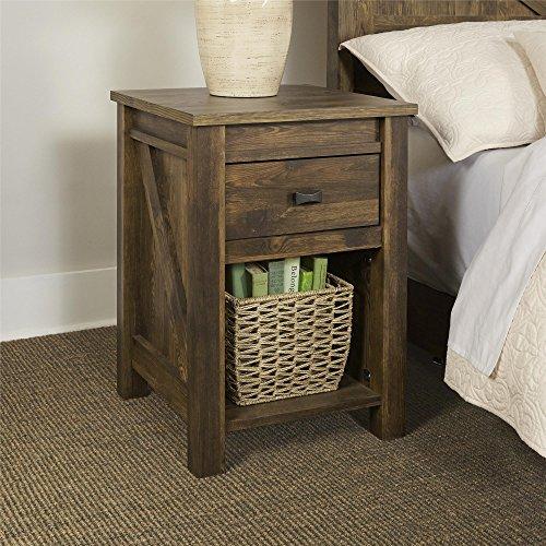 Ameriwood Home  Farmington Night Stand, Rustic ,Small, Century Barn Pine - 5683215PCOM