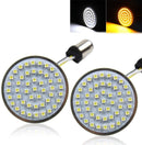 Motorcycle LED Light 2" 50mm Bullet Style LED Turn Signals Pannel For Motor bike Sporter Softail Touring (1157 base-1)