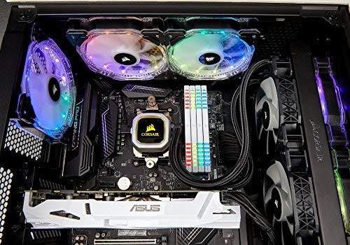 CORSAIR HYDRO Series H115i PRO RGB AIO Liquid CPU Cooler,280mm, Dual ML140 PWM Fans, Intel 115x/2066, AMD AM4