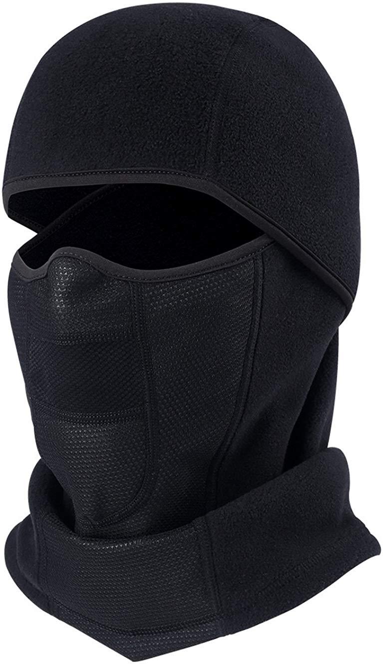 ChinFun Balaclave Fleece Windproof Ski Mask Face Mask Tactical Hood Neck Warmer