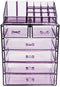 Sorbus Acrylic Cosmetic Makeup and Jewelry Storage Case Display-Spacious Design-for Bathroom, Dresser, Vanity and Countertop (4 Large, 2 Small Drawers, Clear)