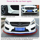 Front Lip ,HengJia Auto Parts 2.5m/8.2ft Car carbon fiber front lip,Front Bumper Lip ,Carbon Lip ,Side Skirt, front lip spoiler 100% waterproof protection(Carbon black)