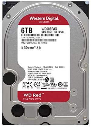 WD Red 4TB NAS Hard Drive - 5400 RPM Class SATA 6 Gb/s 64MB Cache 3.5 Inch - WD40EFRX