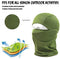 hikevalley Balaclava Face Mask Adjustable Windproof UV Protection Hood