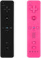 Yosikr Wireless Remote Controller for Wii Wii U - 4 Packs Pink+Red+Deep Blue+Blue